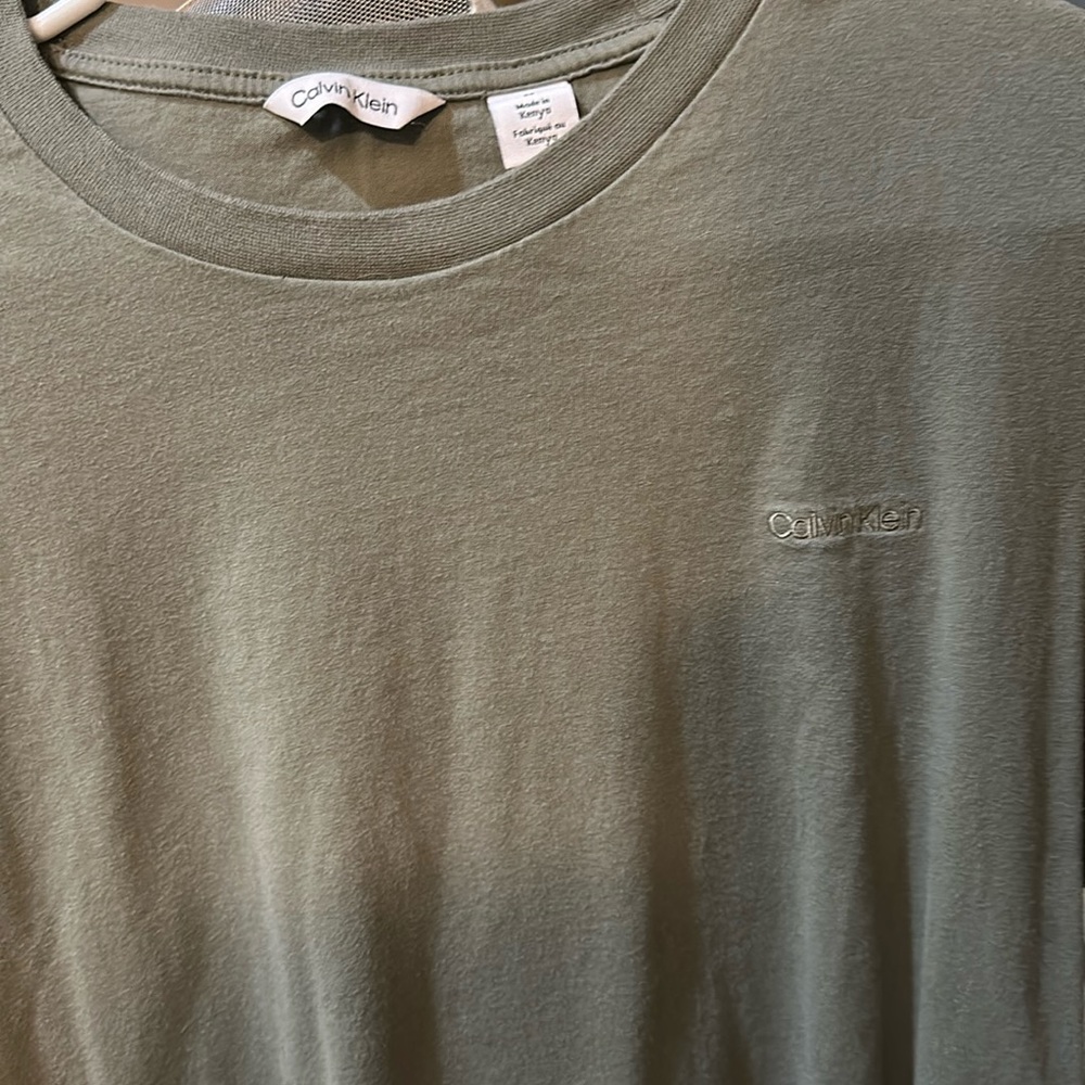 Olive Green Calvin Klein Men’s Tee